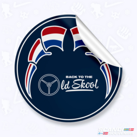 Back to the Oldskool | Vlaggen (NL-NL) - Sticker