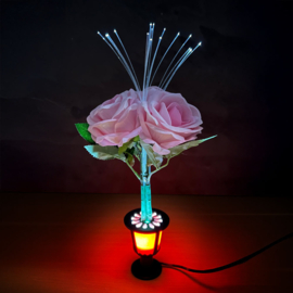 Custom Truck Flower - Pink Roses