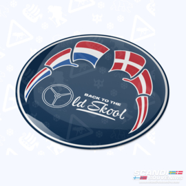 Back to the Oldskool (NL-DK) - 3D Sticker