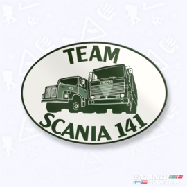 Team Scania 141 - 3D Sticker