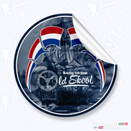 Back to the Oldskool - Schip Editie - Sticker