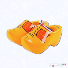 Wooden Clogs - Yellow