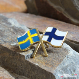 Vlaggen Zweden | Finland - Pin