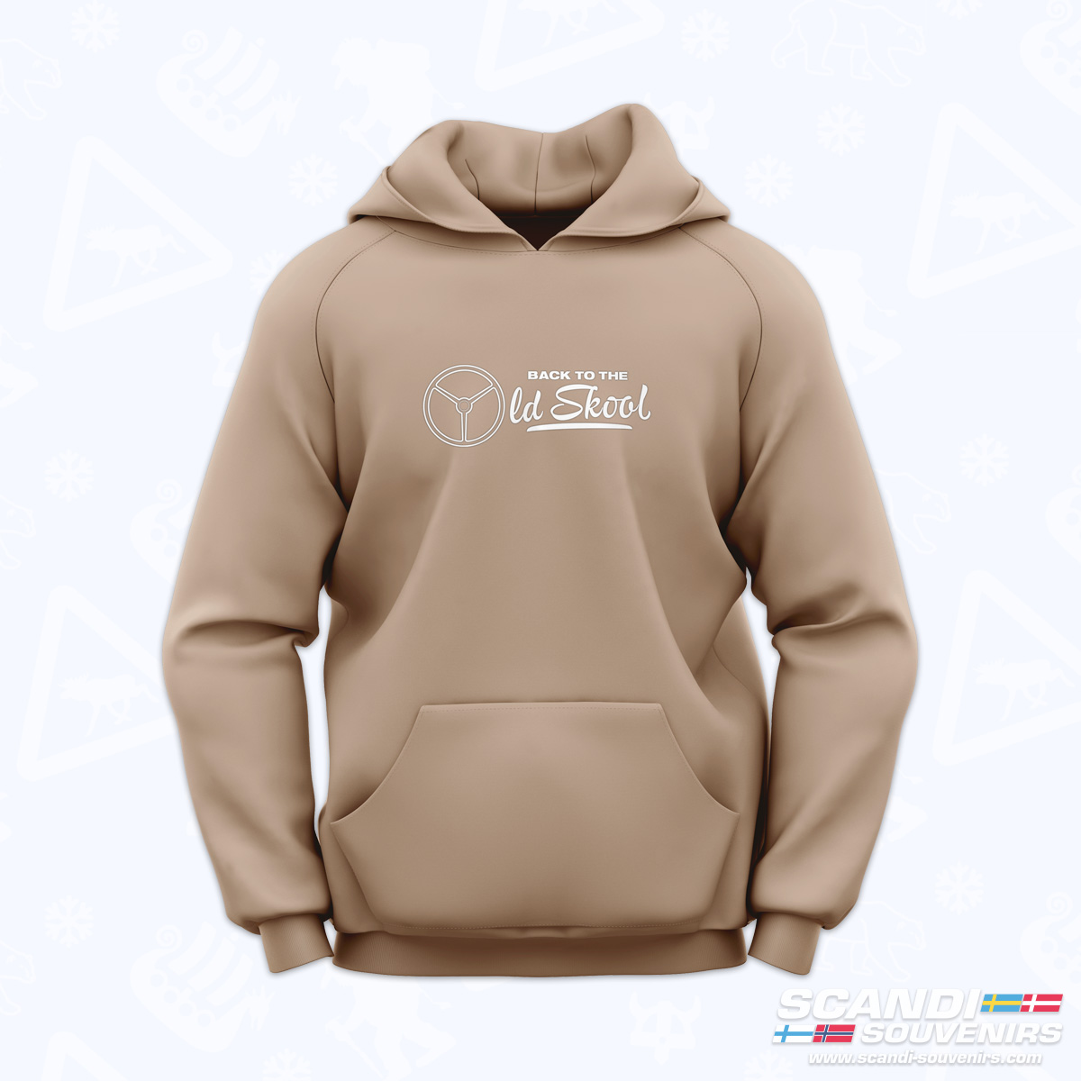 Back to the Oldskool - Sweat à Capuche (Sand)