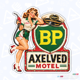Axelved Motel Pinup - Sticker