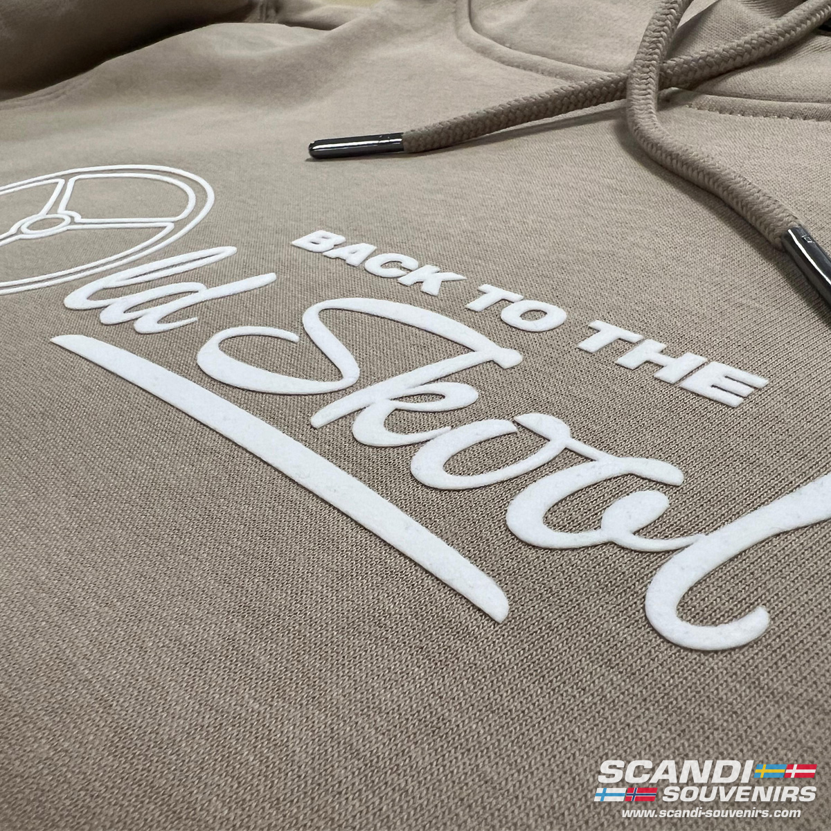 Back to the Oldskool - Sweat à Capuche (Sand)