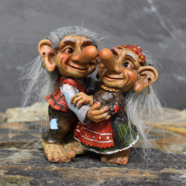 Couple de Trolls - Statuette