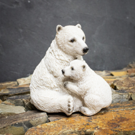 Ours polaire du tableau de bord ( avec son petit)