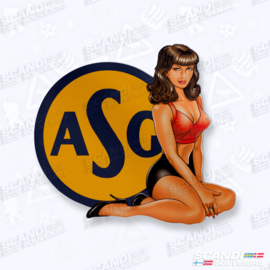 Pinup - ASG - Sticker