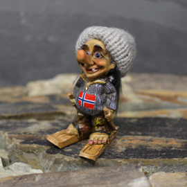 Troll op Ski's (Grijs) - Norway