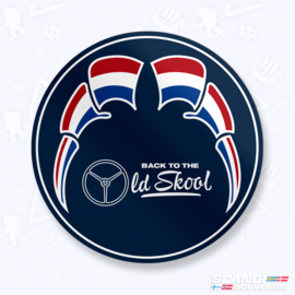 Back to the Oldskool | Vlaggen (NL-NL) - Sticker