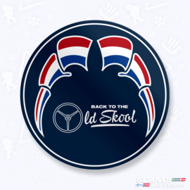 Back to the Oldskool | Vlaggen (NL-NL) - Autocollant