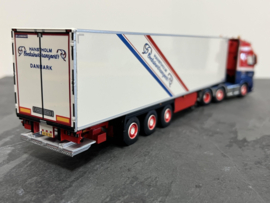 Iveco + koeltrailer Container transport Hanstholm