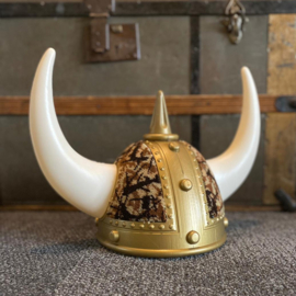 Viking Helm - Deense Pluche (Bruin)