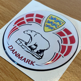 Danmark Ijsbeer - 3D Sticker