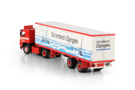 WSI 01-4889 Alfred Pedersen; SCANIA 0 SERIES 4X2 CLASSIC BOX TRAILER - 2 AXLE