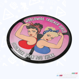 Worldwide Trucker Girls - 3D Sticker