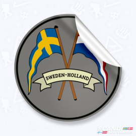 87. Crossed Flags (Sweden-Holland)