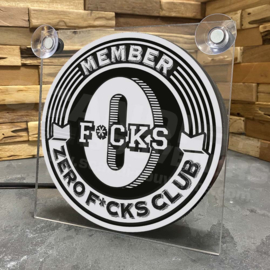 Zero F*cks Club - Boite à Lumière
