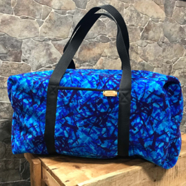 Weekend Tas - Deense Pluche (Blauw)