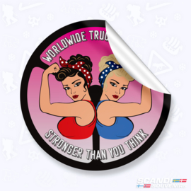 WorldWide Trucker Girls - Sticker