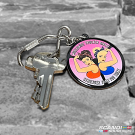 Worldwide Trucker Girls - Keychain