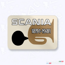 Scania 1891- 1981 - 3D Sticker