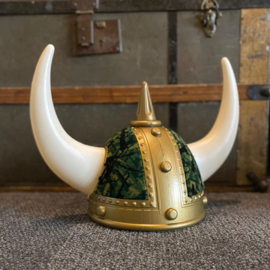 Viking Helmet - Danish Pluche (Green)