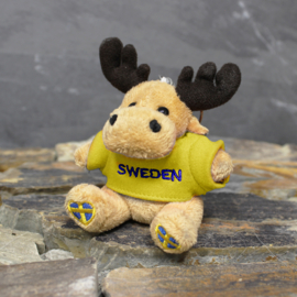 Keychain Moose Yellow shirt