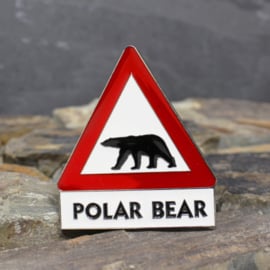 Polar Bear Warning - Magneet