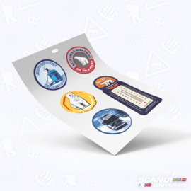 Cabinesticker Set 14 ( Frigo-Cowboys )