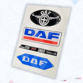 DAF - 3D Cabinesticker set