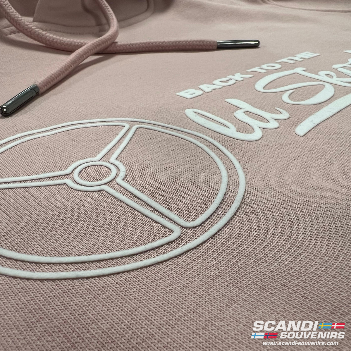 Back to the Oldskool  - Sweat à Capuche (Pink)