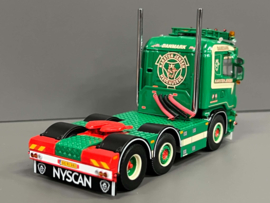 WSI 01-5014 Karsten Jensen; SCANIA 4 SERIES FLAT ROOF 6X2 TWIN STEER