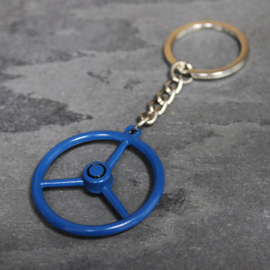 3-Spaak Stuur Blauw BTTO - Keychain