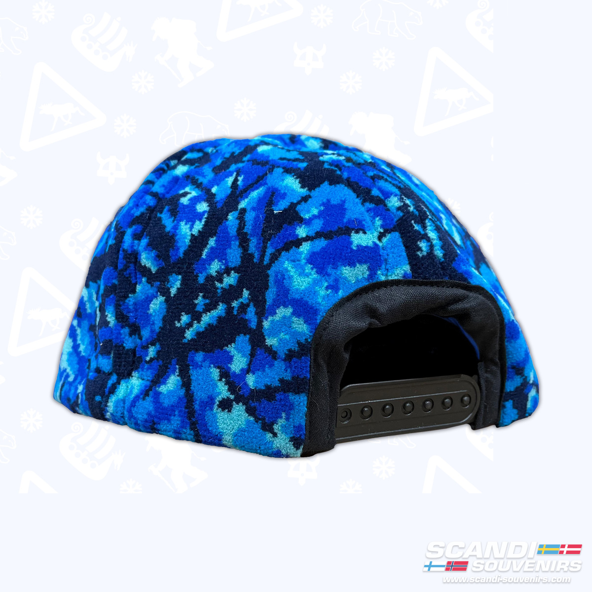 Casquette en Peluche Danoise - Bleue