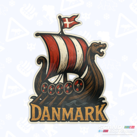 Danmark Viking - Sticker