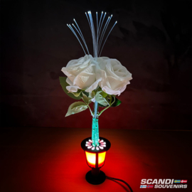 Custom Truck Flower - White Roses