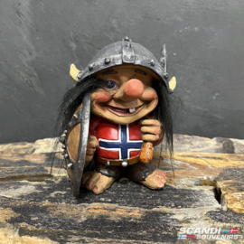 Viking Trol Noors Harnas & Bijl - Beeldje