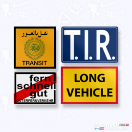 129. Cabinesticker Set 8 (trafic signs)