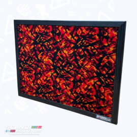 Prikbord Deense Pluche - Rood
