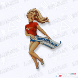 Pinup - Truckers Club Nederland - Autocollant