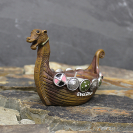 Bateau viking Suède Bougie chauffe-plat - Figurine
