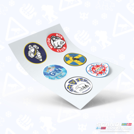 Cabinesticker Set 3 (Michelin | Gin | Volvo)
