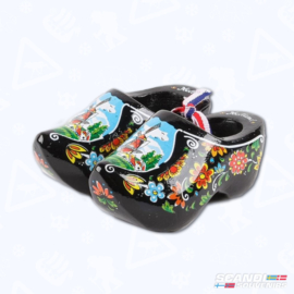 Wooden Clogs - Black
