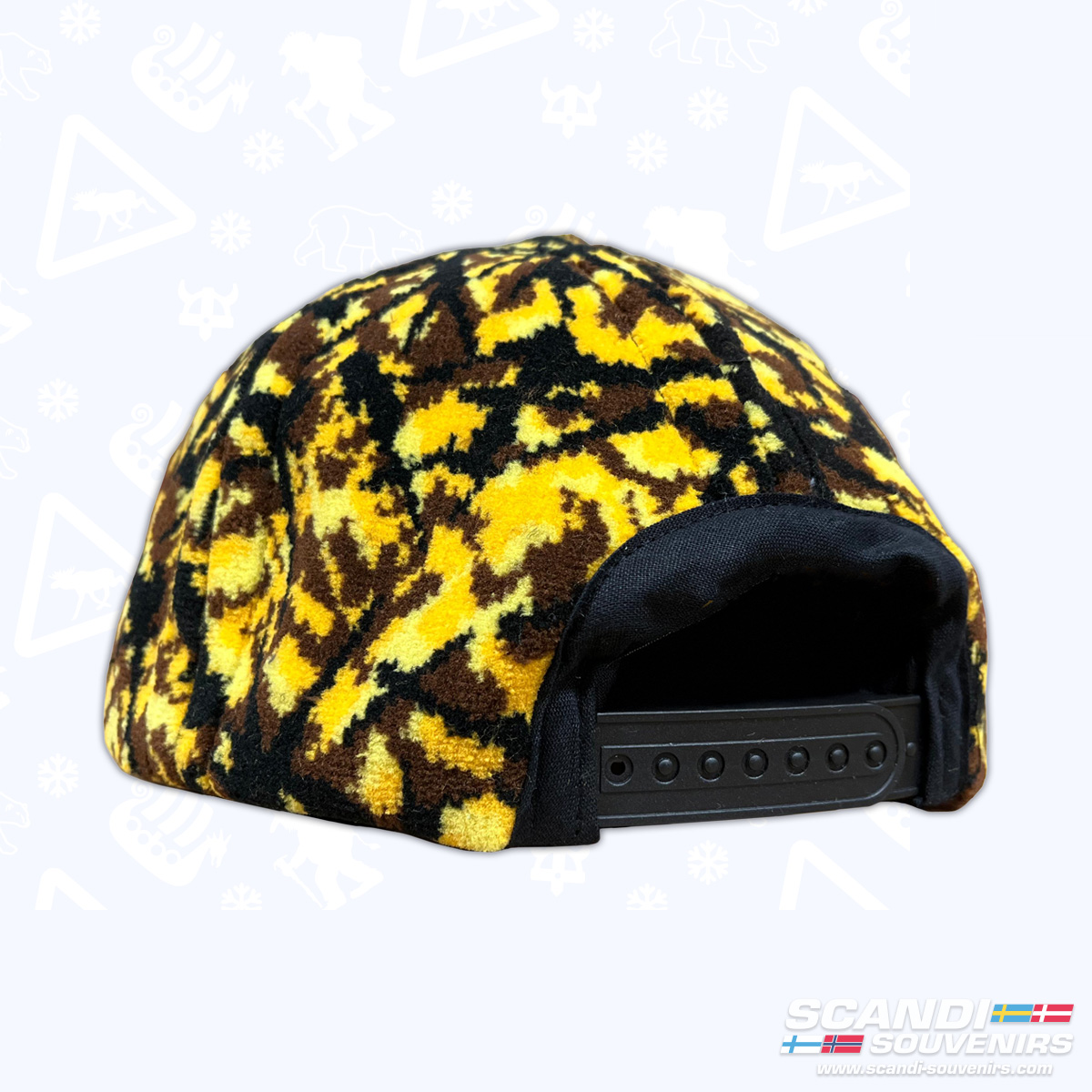 Casquette en Peluche Danoise - Jaune