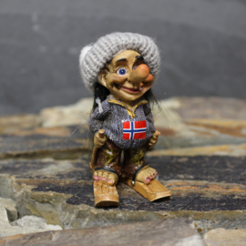 Troll op Ski's (Grijs) - Norway