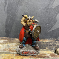 Viking met bijl en schild - Beeldje