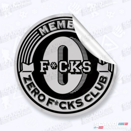 Zero F*cks Club - Sticker