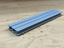 H - profiel lading (set van 4) (1:50) LICHT GRIJS
